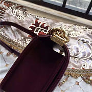 Chanel calfskin Leboy bag Red with gold hardware 25cm - 6