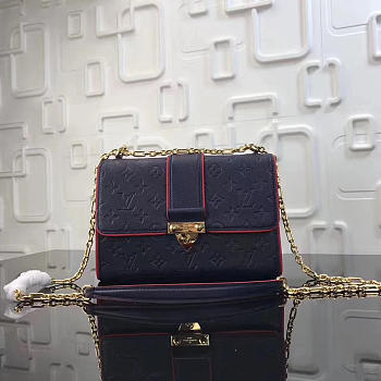 Louis Vuitton Chain handbag M43393 Navy blue