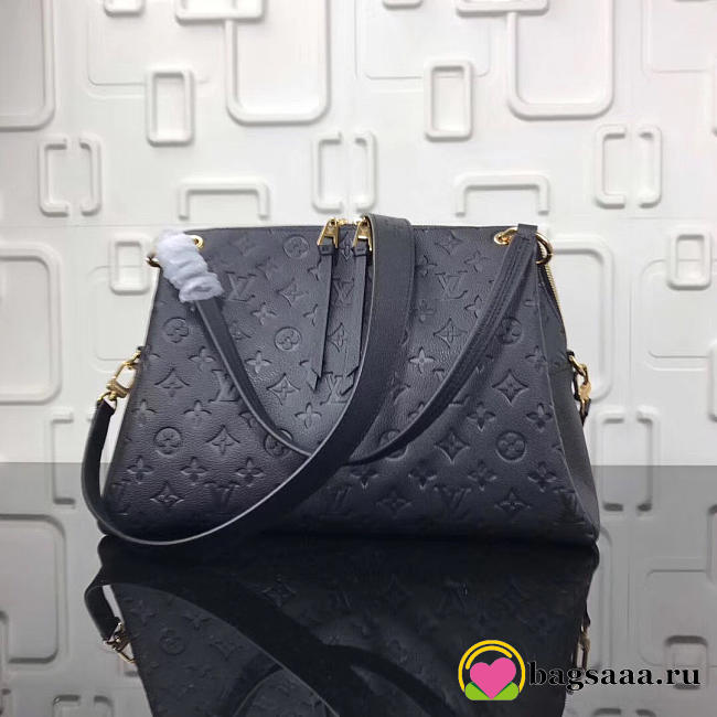 Louis Vuitton Monogram Empreinte Leather Bag Black M43719 - 1