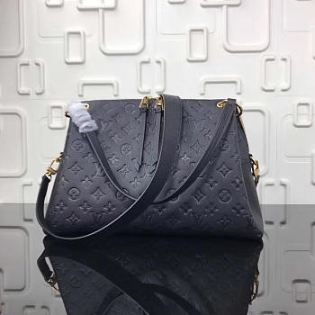 Louis Vuitton Monogram Empreinte Leather Bag Black M43719