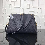 Louis Vuitton Monogram Empreinte Leather Bag Black M43719 - 6