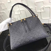 Louis Vuitton Monogram Empreinte Leather Bag Black M43719 - 3