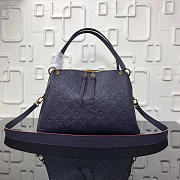 Louis Vuitton Monogram Empreinte Leather Bag Blue M43719 - 1