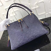 Louis Vuitton Monogram Empreinte Leather Bag Blue M43719 - 3