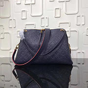 Louis Vuitton Monogram Empreinte Leather Bag Blue M43719 - 6