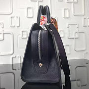 Louis Vuitton Vaneau Cuir Ecume Leather Handbag Black - 4