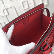 Louis Vuitton Vaneau Cuir Ecume Leather Handbag Red - 6