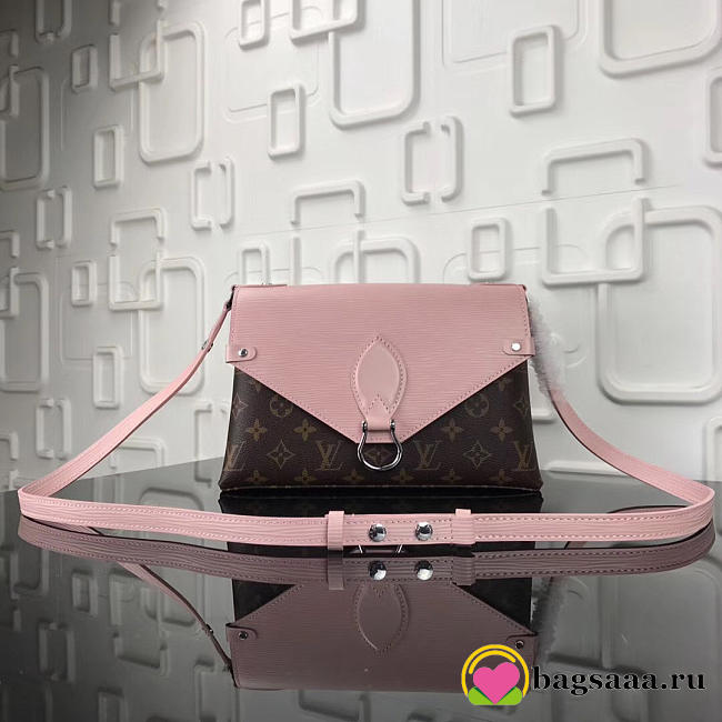 Louis Vuitton Saint Michel Monogram Epi Leather Bag With Pink M44033 - 1