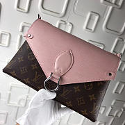 Louis Vuitton Saint Michel Monogram Epi Leather Bag With Pink M44033 - 3