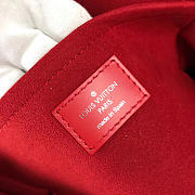 Louis Vuitton Saint Michel Monogram Epi Leather Bag With Red M44033 - 2