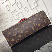 Louis Vuitton Saint Michel Monogram Epi Leather Bag With Red M44033 - 3