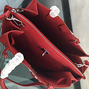 Louis Vuitton Lockmeto Calfskin Handbags Red M54570 - 6