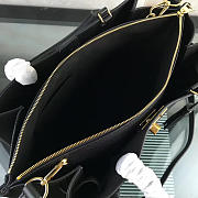 Louis Vuitton Lockmeto Calfskin Handbags Black M54570 - 3