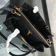 Louis Vuitton Lockmeto Calfskin Handbags Black M54570 - 4