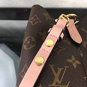 Louis Vuitton Neonoe Monogram Calfskin Bucket Bag Pink M44021 - 6