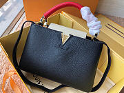 Louis Vuitton Leather Capucines Bag N94519 Black - 1