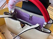 Louis Vuitton Leather Capucines Bag N94519 Beige - 5