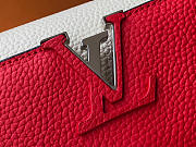 Louis Vuitton Leather Capucines Bag N94519 Red - 2