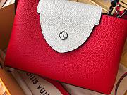 Louis Vuitton Leather Capucines Bag N94519 Red - 3