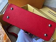 Louis Vuitton Leather Capucines Bag N94519 Red - 5