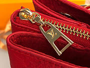 Louis Vuitton Monogram Empreinte Leather Handbags M43758 Red - 5