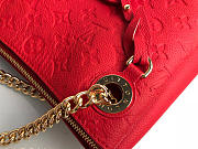 Louis Vuitton Monogram Empreinte Leather Handbags M43758 Red - 3