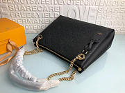 Louis Vuitton Monogram Empreinte Leather Handbags M43758 Black - 4