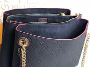 Louis Vuitton Monogram Empreinte Leather Handbags M43758 Navy Blue - 2