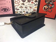 Gucci GG Marmont Leather Shoulder Bag 476468 black - 3