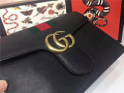 Gucci GG Marmont Leather Shoulder Bag 476468 black - 4