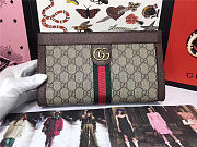 Gucci PVC Leather women bag 493677 Brown - 1