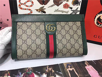 Gucci PVC Leather women bag 493677 Green