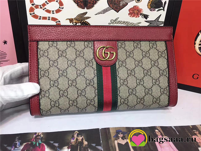 Gucci PVC Leather women bag 493677 Red - 1