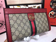 Gucci PVC Leather women bag 493677 Red - 6