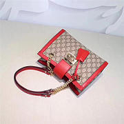 Gucci Padlock small shoulder bag 498156 Red - 2