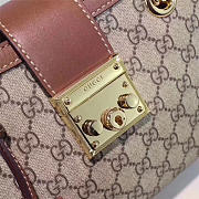 Gucci Padlock small shoulder bag 498156 Brown - 3
