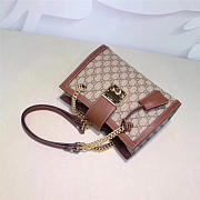 Gucci Padlock small shoulder bag 498156 Brown - 5