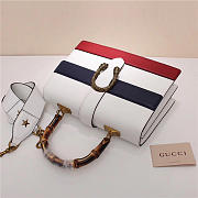 Gucci Women's Dionysus Leather Top Handle Bag 421999 White - 6