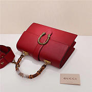 Gucci Women's Dionysus Leather Top Handle Bag 421999 Red - 2