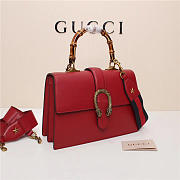 Gucci Women's Dionysus Leather Top Handle Bag 421999 Red - 3
