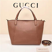 GUCCI 369176 Soho Tote Bag Women leather Shoulder Bag Brown - 3