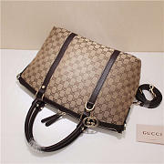 Gucci 341503 Nylon Large Convertible Tote Bag Black - 5