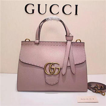 Gucci Marmont small top handle bag 421890 Pink