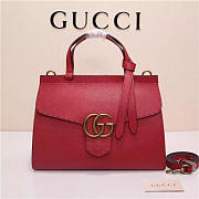Gucci Marmont small top handle bag 421890 Red - 1