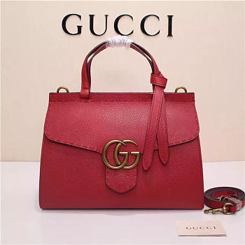 Gucci Marmont small top handle bag 421890 Red