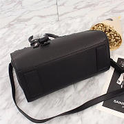 YSL Original Leather Women Handbag Black - 3