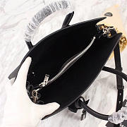 YSL Original Leather Women Handbag Black - 2