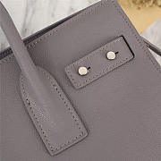 YSL Original Leather Women Handbag Gray - 3