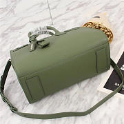 YSL Original Leather Women Handbag Green - 3