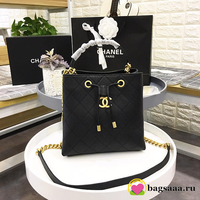 Chanel Womens Shoulder Bags Black AS0310 - 1